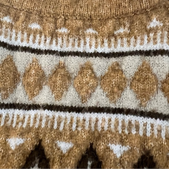 ZARA Jacquard Southwestern Knit Overalls Size 4-5 Years - Picture 3 of 14